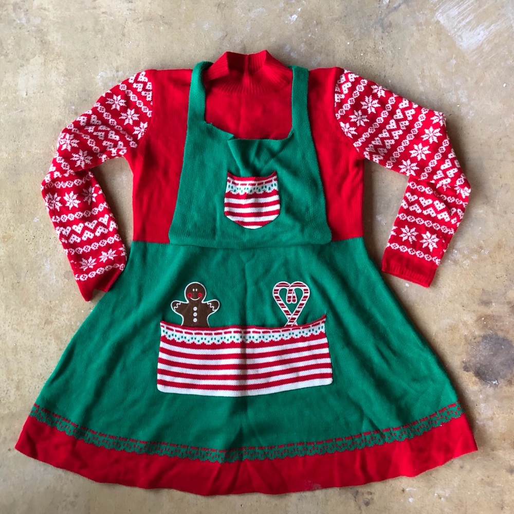 Ugly Christmas sweater dress XL